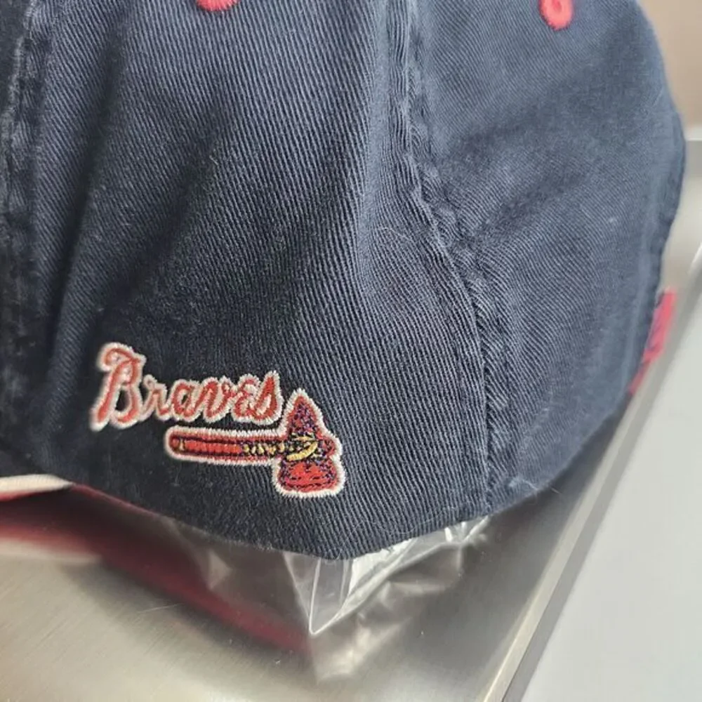 VINTAGE Atlanta Braves MLB‎ Baseball Drew Pearson Hat Strapback Unworn Sports
